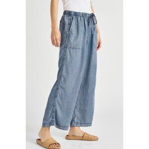 Splendid Blue Ankle Denim Wide Leg Pants